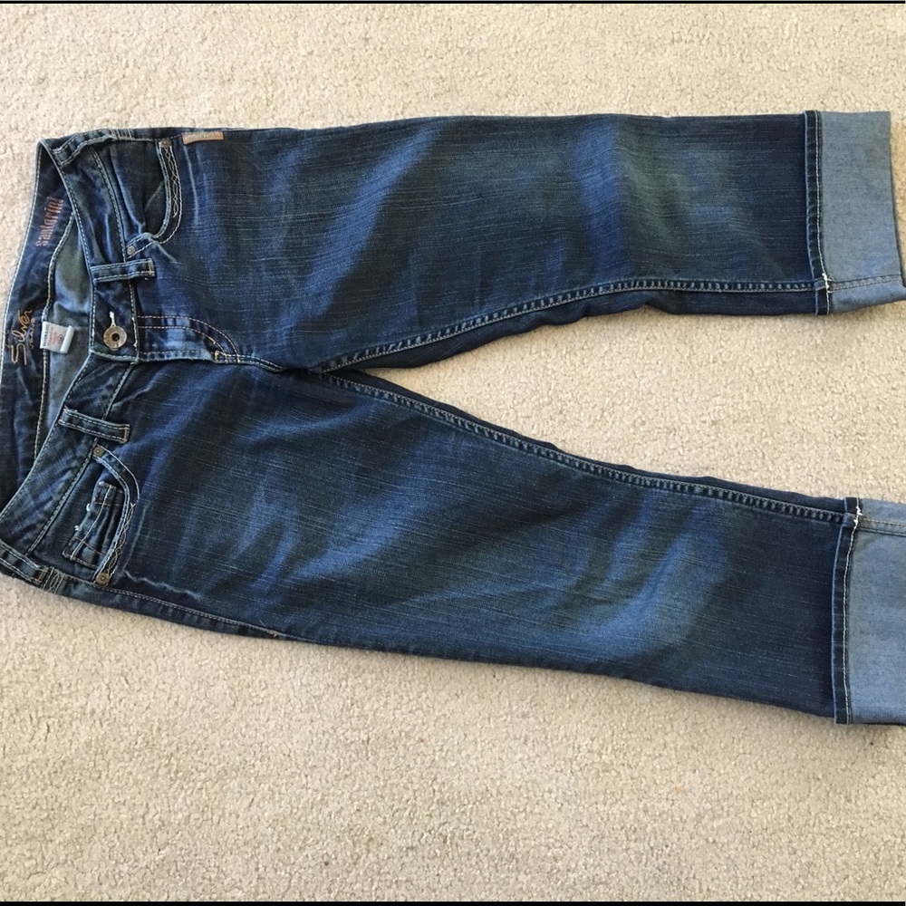 Silver jeans capris